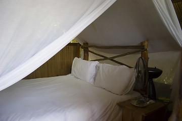 Image showing Mozquito net bed