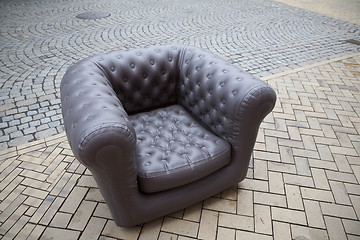 Image showing Comfortable outdoor chair