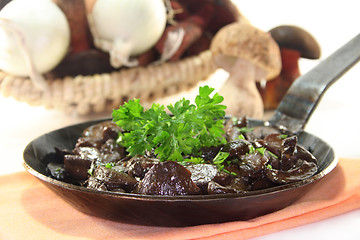 Image showing Mushroom pan