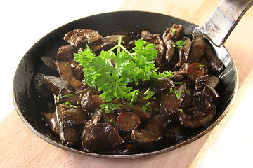 Image showing Mushroom pan