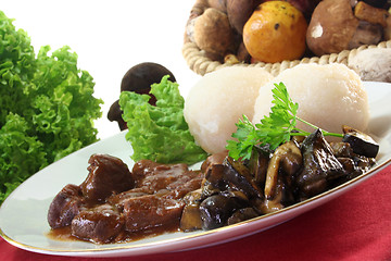 Image showing Venison goulash