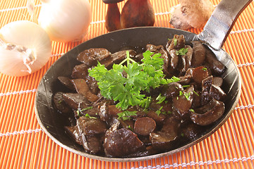 Image showing Mushroom pan