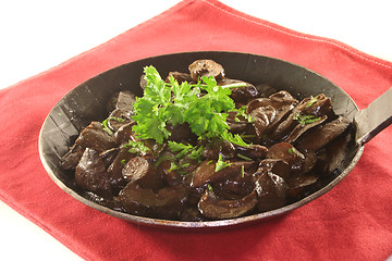 Image showing Mushroom pan