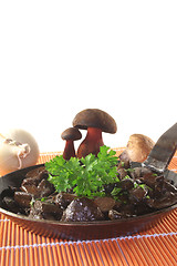 Image showing Mushroom pan