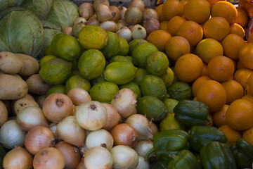 Image showing Vegetables for sale