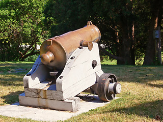 Image showing Old cannon from 1813.