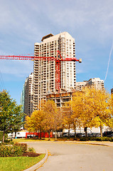 Image showing Building new high-rise.