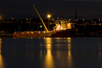 Image showing Midnight Sailing