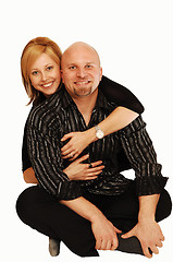 Image showing An young couple.