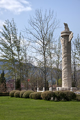 Image showing Ming Tombs: column.