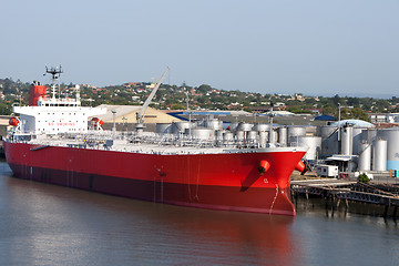 Image showing Brisbane: tanker in port.