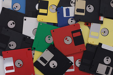 Image showing floppy discs