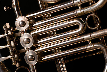 Image showing French horn tubes