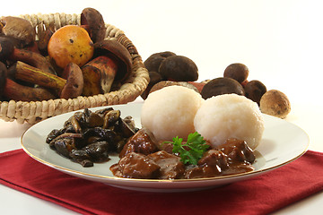 Image showing Venison goulash