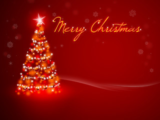 Image showing red christmas