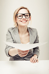 Image showing young business woman