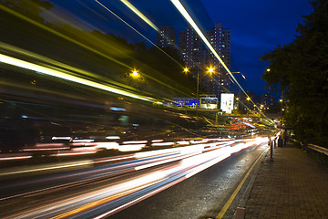 Image showing traffic night