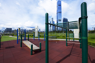 Image showing gym playground in the city