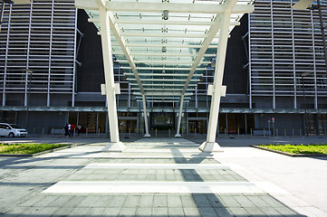 Image showing zebra crossing at city