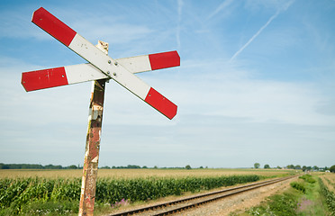 Image showing Railway Sign