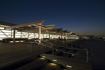 Image showing night terrace