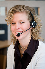 Image showing Front desk worker