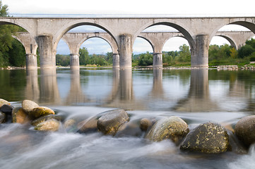 Image showing Bridge over the Ardeche