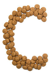 Image showing Ginger Nut Alphabet C