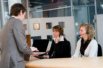 Image showing Front desk