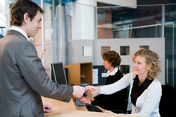 Image showing Front desk