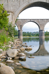 Image showing Bridge over the Ardeche