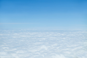 Image showing Blue sky with white clouds