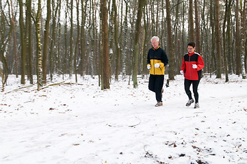 Image showing Running In The Snow