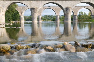 Image showing Bridge over the Ardeche