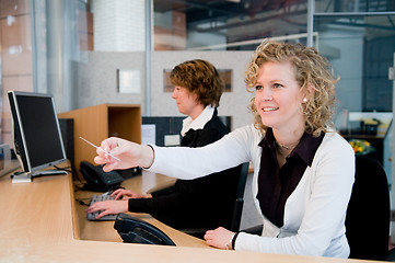 Image showing Front desk