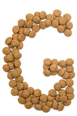 Image showing Ginger Nut Alphabet G