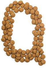 Image showing Ginger Nut Alphabet Q
