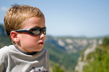 Image showing Young Boy In The Ardeche