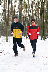 Image showing Running In The Snow