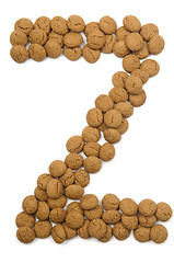 Image showing Ginger Nut Alphabet Z