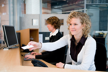 Image showing Front desk