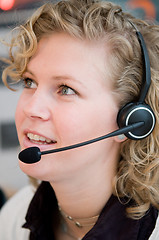 Image showing Front desk worker