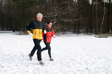 Image showing Running In The Snow
