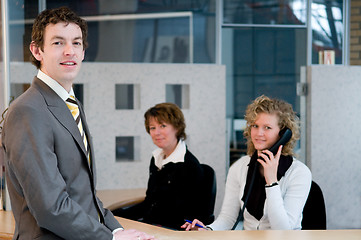 Image showing Front desk