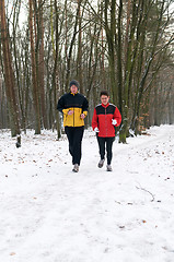 Image showing Running In The Snow