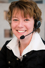 Image showing Front desk worker