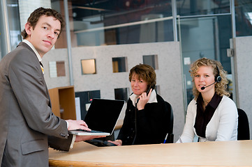 Image showing Front desk