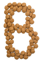 Image showing Ginger Nut Alphabet B