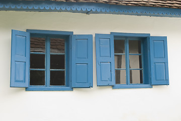 Image showing wooden blinds