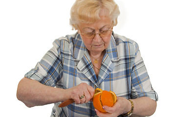 Image showing Peeling Fruit